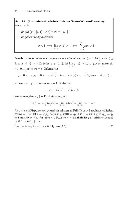 Klenke Wahrscheinlichkeitstheorie