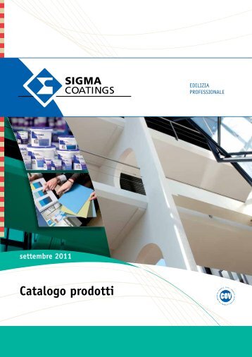 catalogo prodotti 2011 pdf - Sigma Coatings Italia