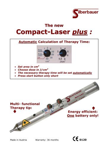 The new Compact-Laser plus - Silberbauer