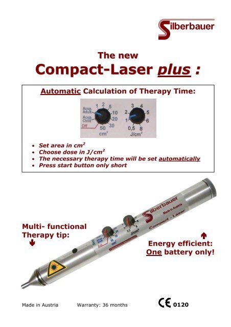 The new Compact-Laser plus - Silberbauer