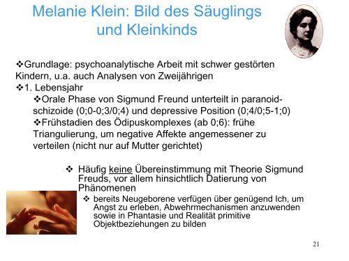 Psychoanalytische Entwicklungstheorie: Sigmund Freud