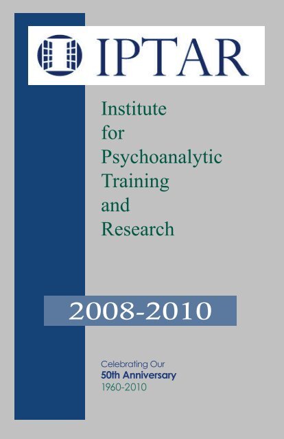 IPTAR Bulletin - Institute for Psychoanalytic Training and Research