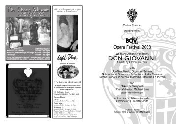 DON GIOVANNI - Bank of Valletta