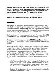 Behandelte Anträge und Anfragen - in Fulda