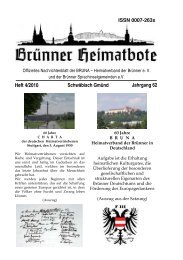 Heft 4 - BHB - der Brünner Heimatbote - Die Stadt Brünn
