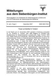 Nr. 4/ Dezember - Siebenbürgen-Institut