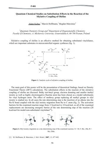 Quantum Chemical Studies on Substitution Effects in the - JCF ...