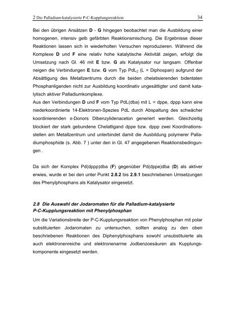 Synthese und Eigenschaften hydrophiler Arylphosphane