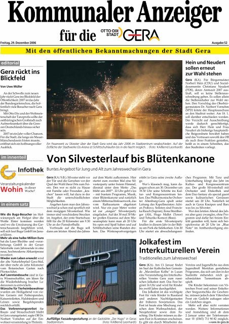 Ausgabe 52 - Stadt Gera