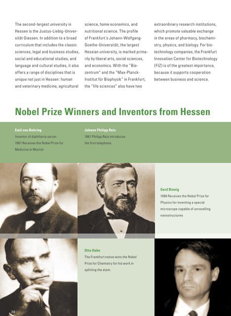 Nobel Prize Winners and Inventors from Hessen - invest-in-hessen