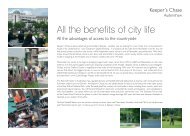 The Benefits Of City Life - Bellway Homes