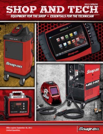 EQUIPMENT FOR THE SHOP • ESSENTIALS FOR THE ... - Snap-on