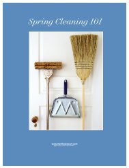 Spring Cleaning 101 - Martha Stewart