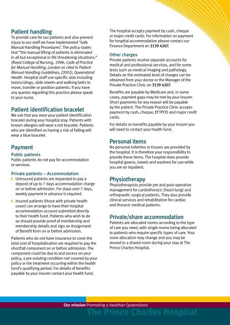 Patient Information Guide - Queensland Health