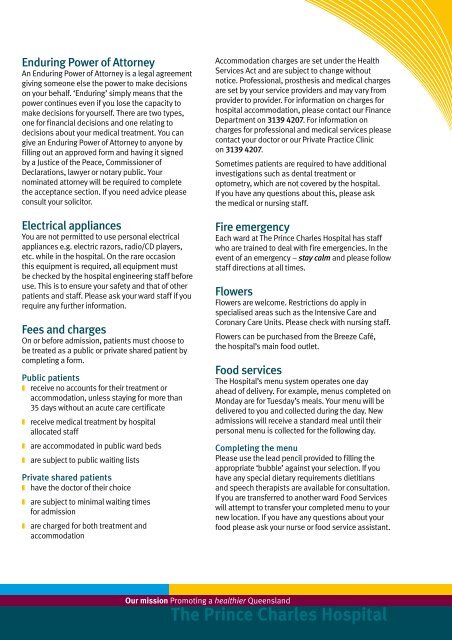 Patient Information Guide - Queensland Health