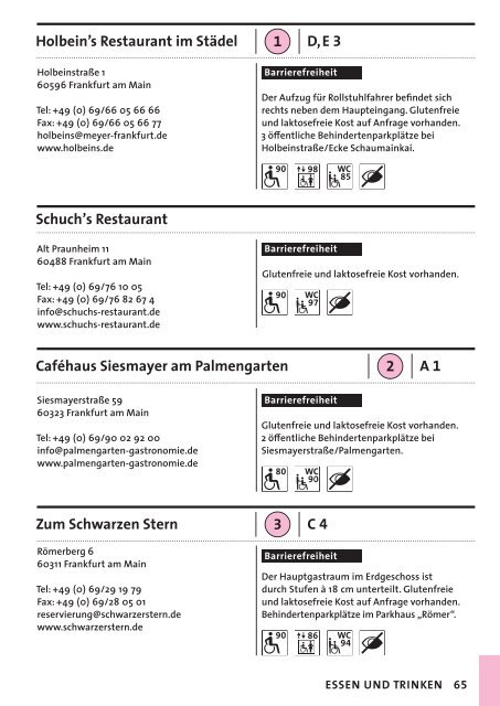 Frankfurt am Main Barrierefrei - Tourismus und Congress GmbH