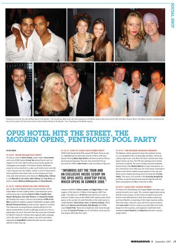 opus hotel hits the street, the modern opens, penthouse pool party - raj