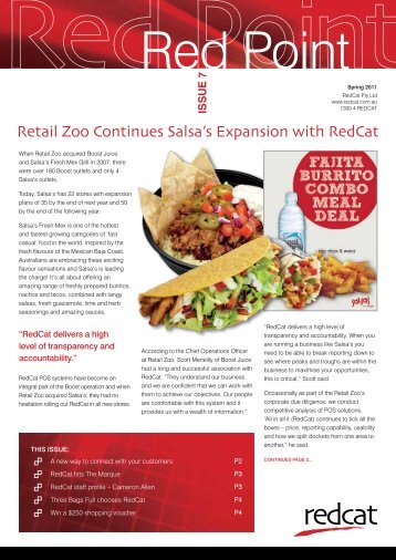 Retail Zoo Continues Salsa's Expansion with RedCat - RedCat Pty Ltd