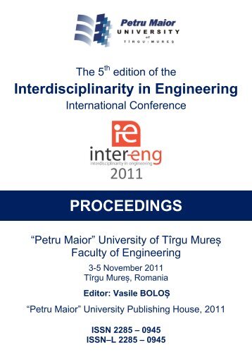 PROCEEDING PROCEEDINGS - Interdisciplinarity in Engineering ...