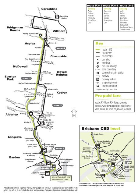 route P343, P344, 345 - TransLink