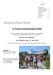 4. Pichler Innbachtallauf 2005 - Pichl bei Wels