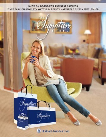 Signature Catalogue - Holland America Line