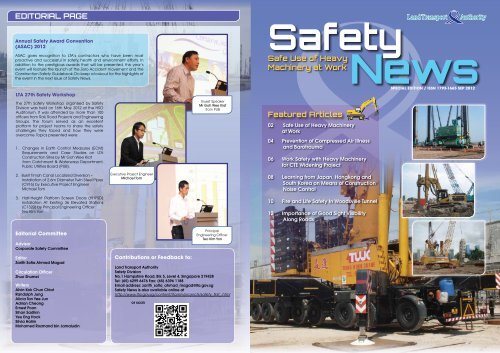 Special Edition, September 2012 - Land Transport Authority