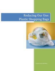 Reducing Our Use: Plastic Shopping Bags - Thurston County