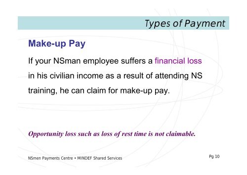 NSmen Payments & Make-Up Pay Claims - Ns.sg