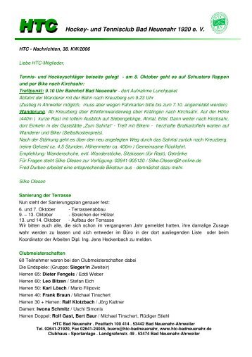 FreePDF, Job 8 - beim HTC Bad Neuenahr