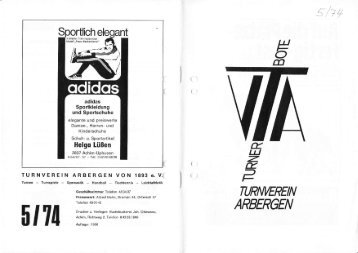 Turnerbote 1974 Ausgabe 5.pdf - TV Arbergen von 1893 eV