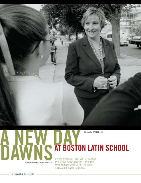 A NEW DAY DAWNS - Boston Latin School