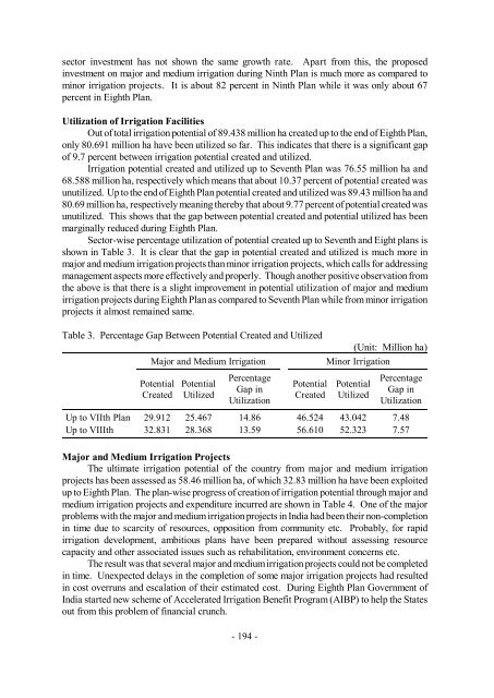 Organizational Change for Participatory Irrigation Management