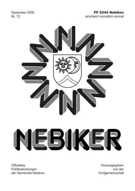 Nebiker - Dezember 2005 - Gemeinde Nebikon