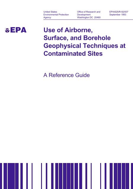 Use Of Airborne Surface And Borehole Geophysical Techniques At