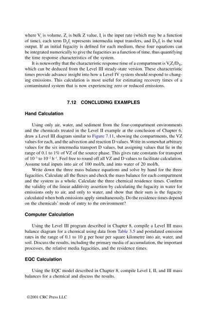 McKay, Donald. "Front matter" Multimedia Environmental Models ...