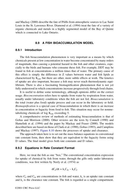 McKay, Donald. "Front matter" Multimedia Environmental Models ...