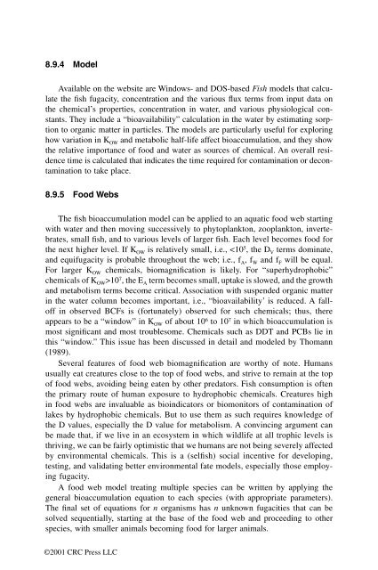 McKay, Donald. "Front matter" Multimedia Environmental Models ...