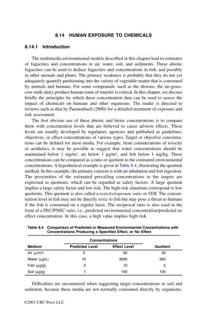 McKay, Donald. "Front matter" Multimedia Environmental Models ...