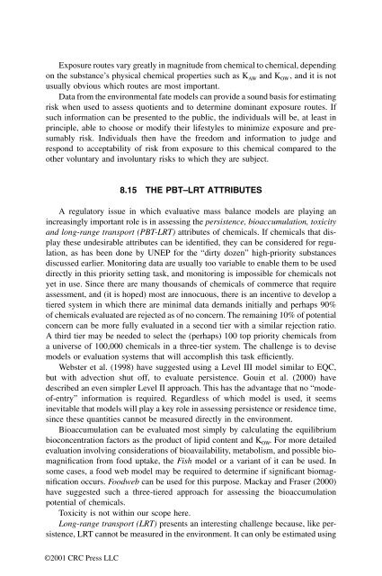 McKay, Donald. "Front matter" Multimedia Environmental Models ...