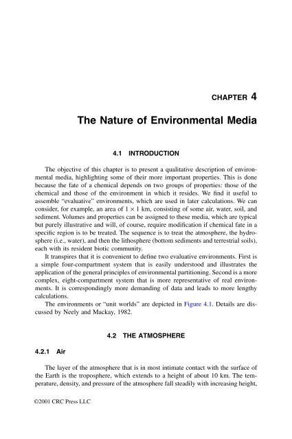 McKay, Donald. "Front matter" Multimedia Environmental Models ...