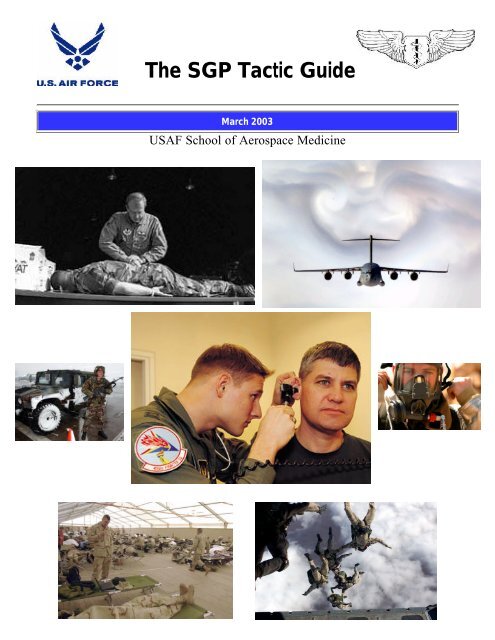 The SGP Tactic Guide - SoUSAFFS Society of United States Air