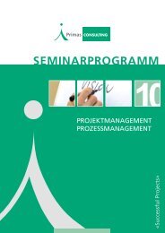 sEMINARPROGRAMM - Primas Consulting