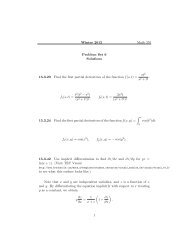 Winter 2012 Math 255 Problem Set 6 Solutions 15.3.20 Find the first ...