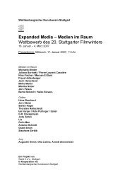 Expanded Media – Medien im Raum - Württembergischer ...