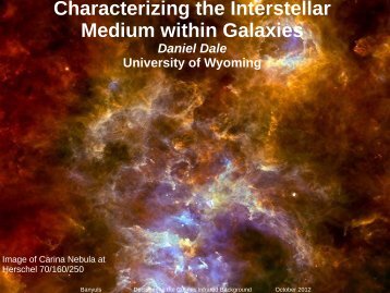 Characterizing the interstellar medium of galaxies