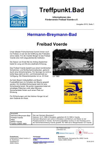 Treffpunkt.Bad - FV-Freibad-Voerde