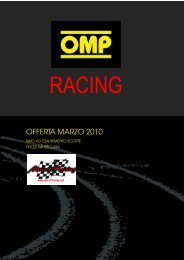 Coppia tiranti faro in acciaio Omp racing da