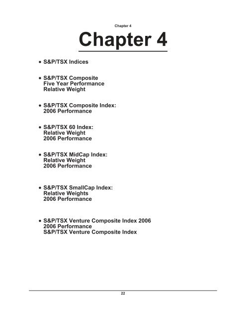 2006 TSX GROUP FactBook