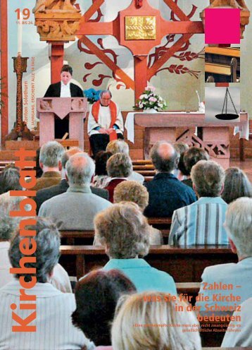 Zahlen – was sie für die Kirche in der Schweiz bedeuten - Kirchenblatt